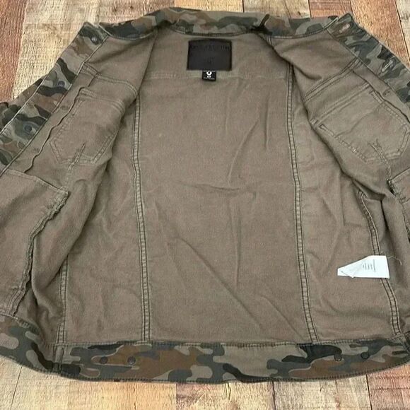 True Religion Camo Jacket Women’s Sz S - Picture 11 of 15